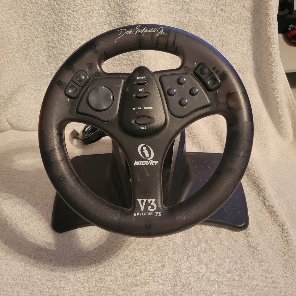 V3 Driving Steering Wheel Controller For N64 Nintendo 64 Wheel Only